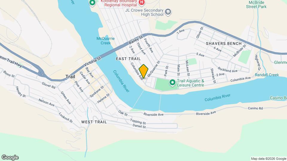 1325 Mcquarrie St Map and Location Details