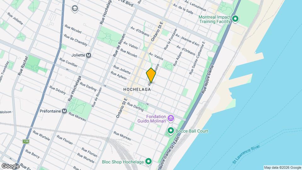 3520-3550 La Fontaine Map and Location Details