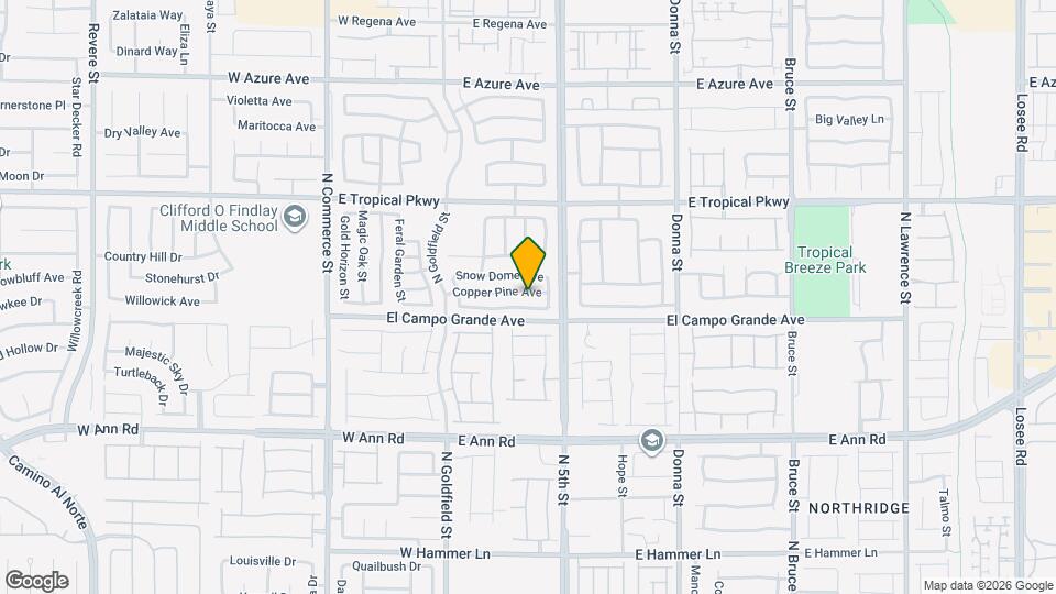 321 Copper Pine Ave Map and Location Details