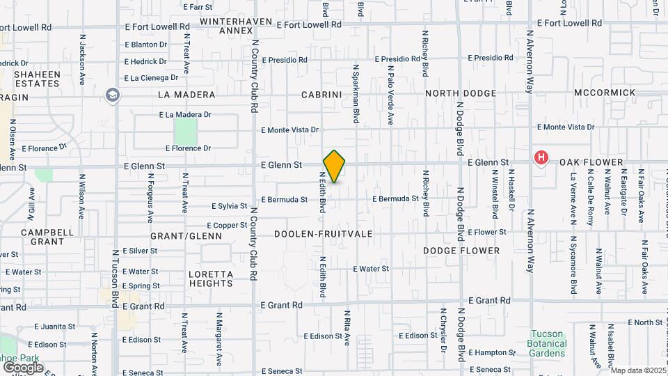 2712 N Edith Blvd Mapa y Detalles de la Ubicación