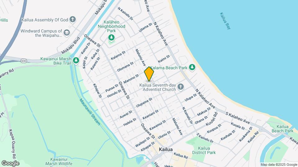 324 Hualani St Map and Location Details