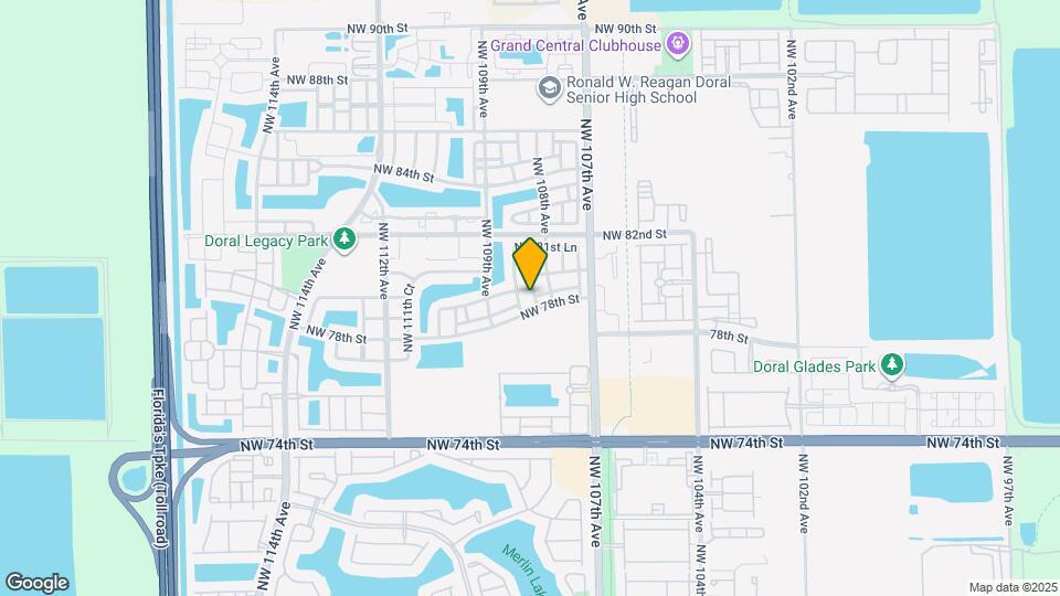 7848 NW 108th Ct Map and Location Details