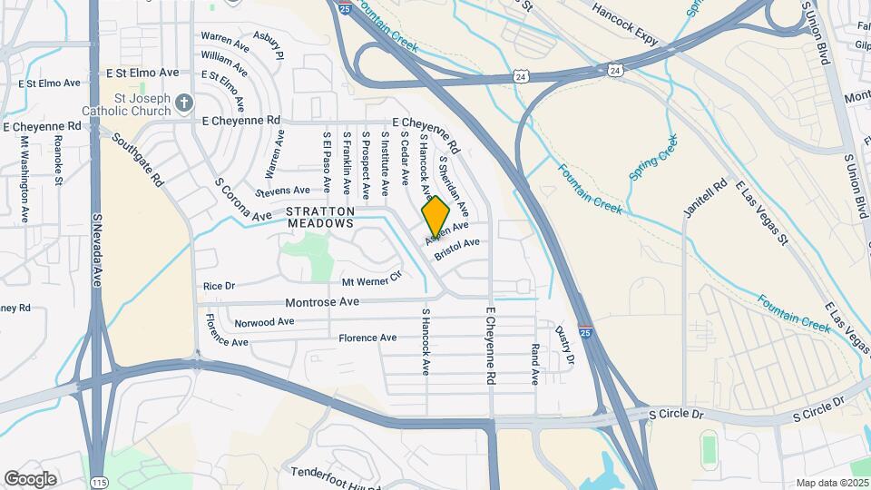 1205 Aspen Ave Map and Location Details