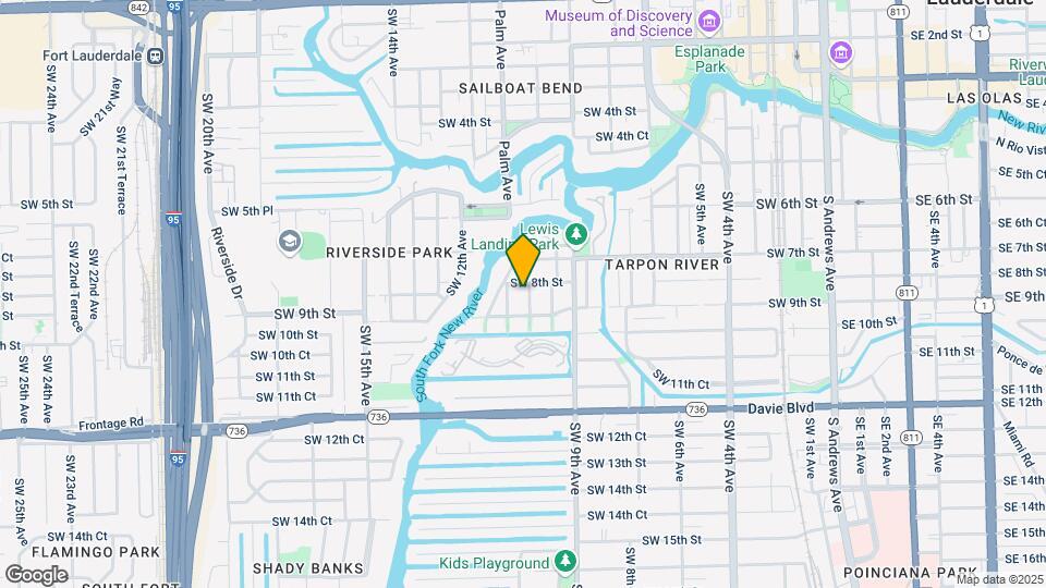 811 SW 10th Terrace Map and Location Details