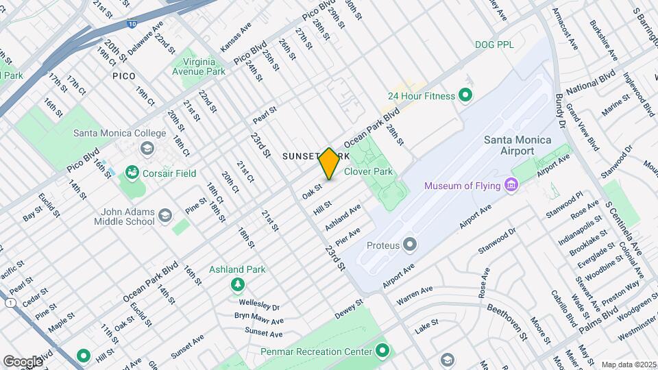 2414-2418 Oak St Map and Location Details