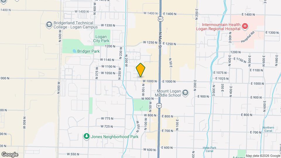 1010 N 130 W Map and Location Details