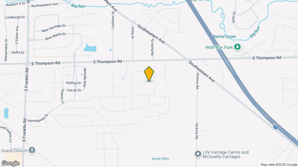 9237 Kavanaugh Dr Map and Location Details