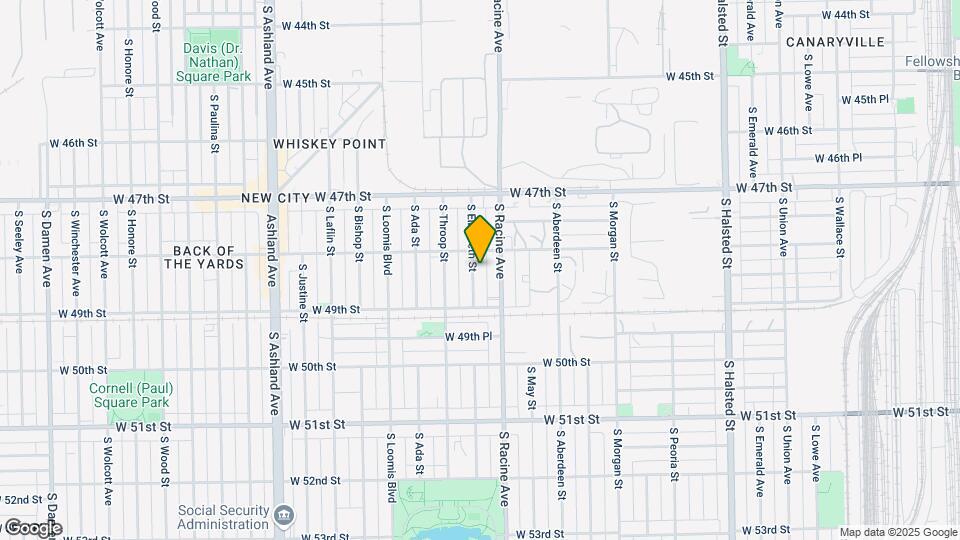 4815 S Elizabeth St, Unit 2R Map and Location Details