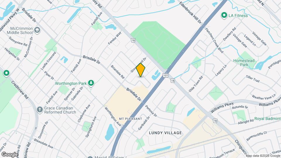 80 Farthingale Crescent Map and Location Details