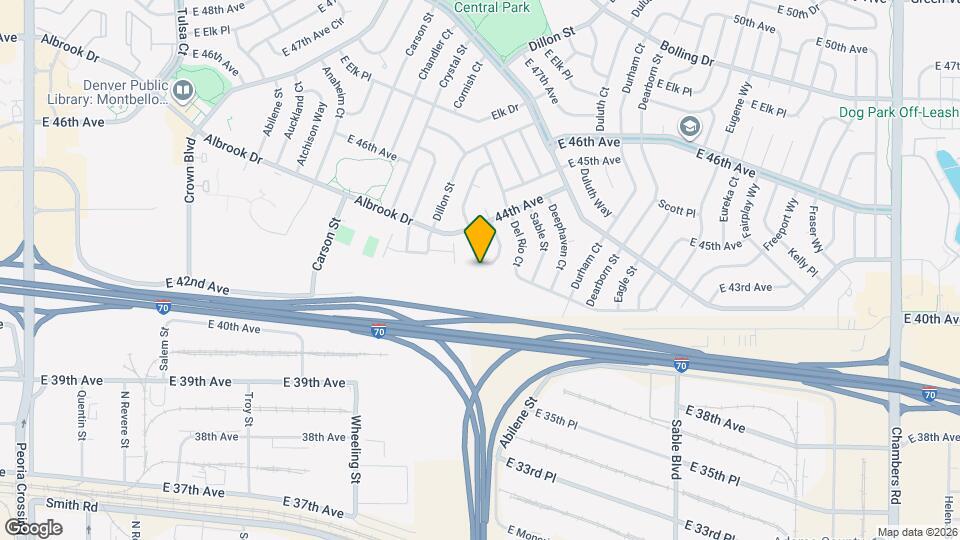 4345 Davenport Way Map and Location Details