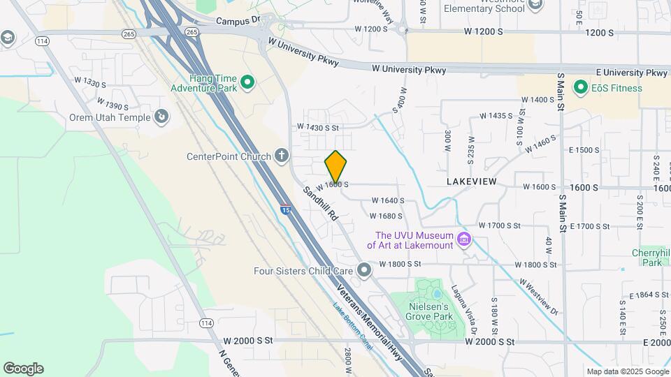 1614 S 550 W Map and Location Details