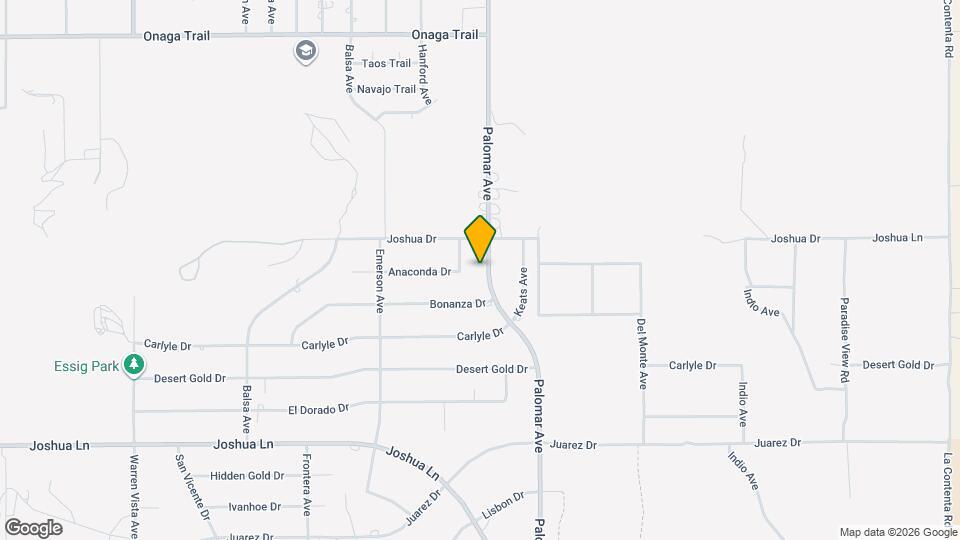 8160 Palomar Ave Map and Location Details