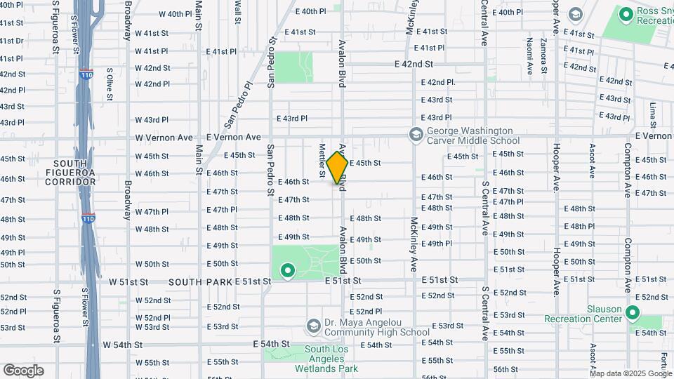 4615 Avalon Blvd Map and Location Details