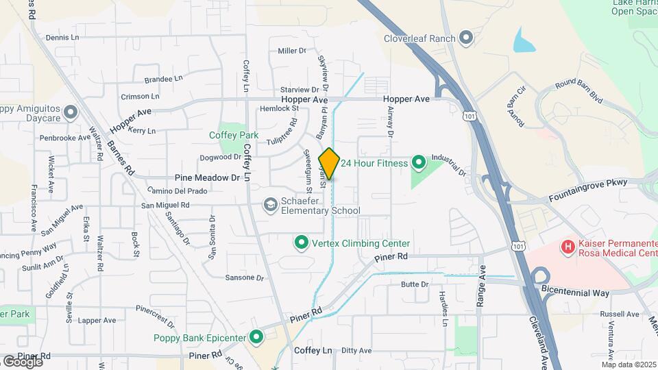 3546 Banyan St Map and Location Details