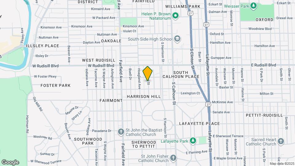 4018 Webster St Map and Location Details