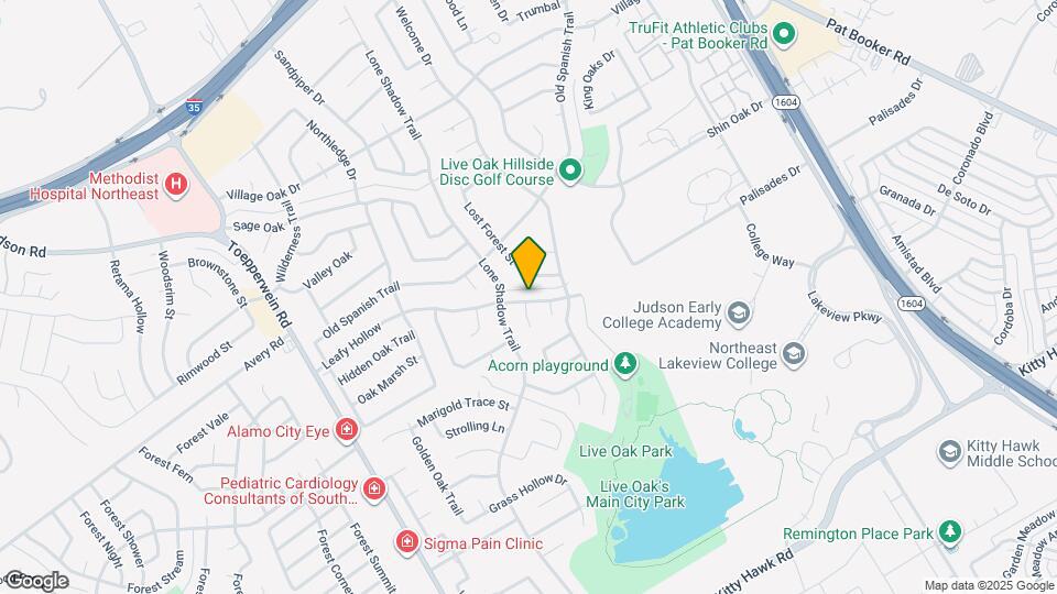 7817 Leafy Hollow Mapa y Detalles de la Ubicación