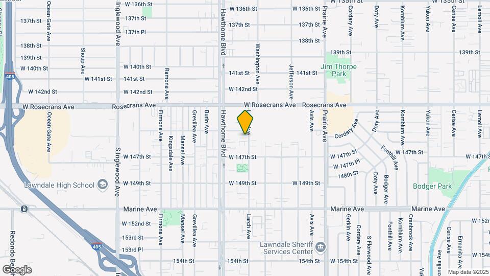 14511 Larch Ave Map and Location Details