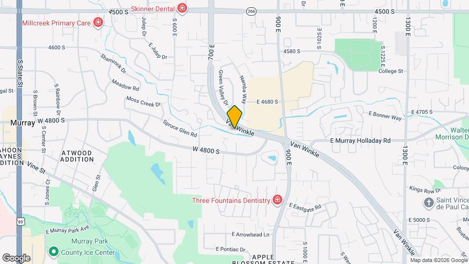 4770 S 700 E Map and Location Details