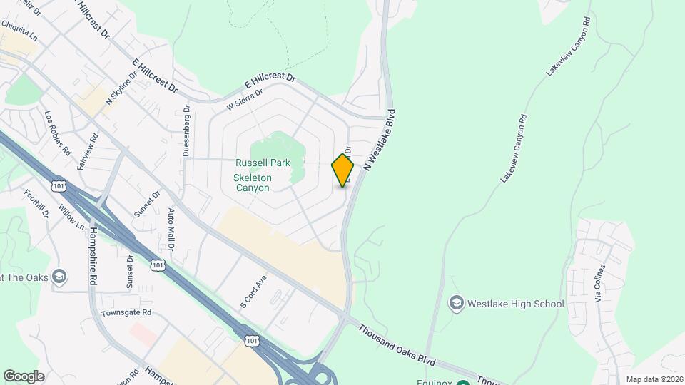 2923 E Sierra Dr Map and Location Details