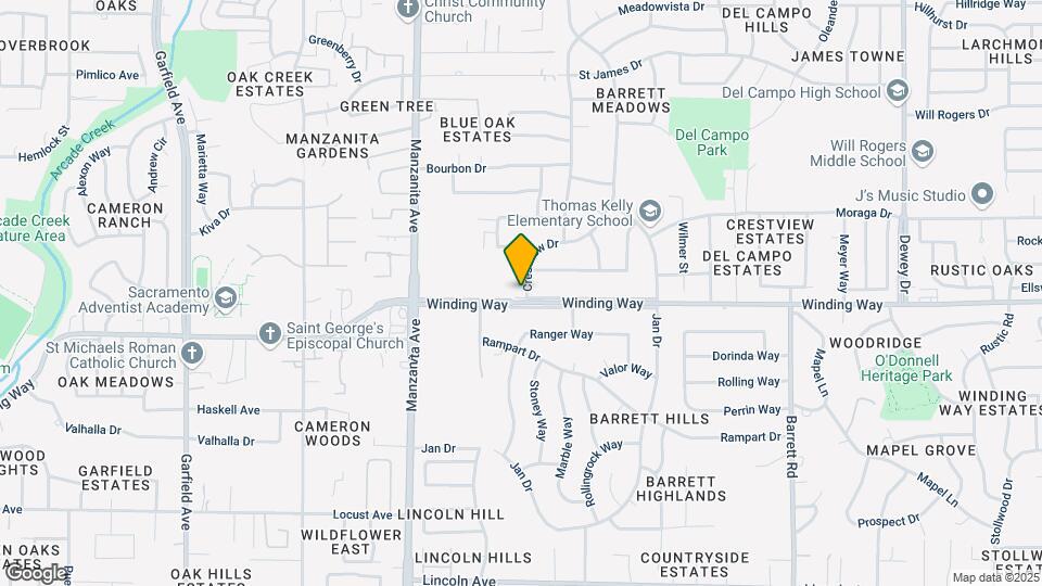 4701 Crestview Dr Map and Location Details