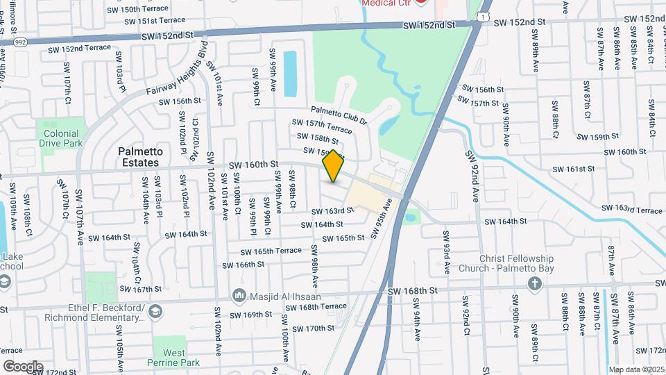 9730 SW 161st St Map and Location Details