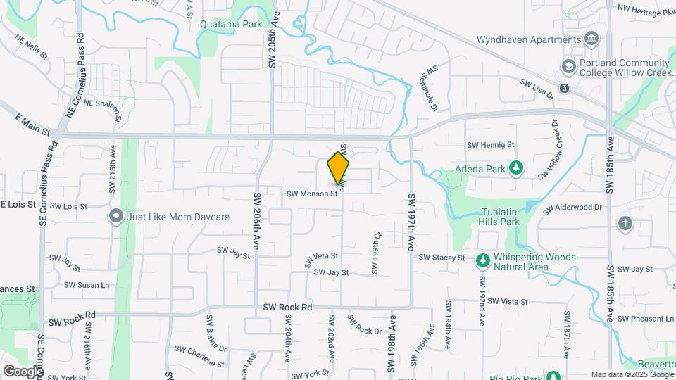 20111 SW Monson St Map and Location Details