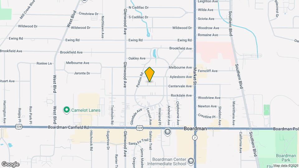 150 Centervale Ave Mapa y Detalles de la Ubicación