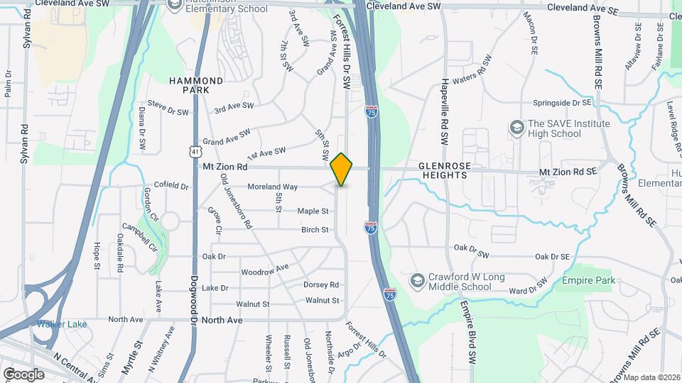 3132 Forrest Hills Dr SW Map and Location Details