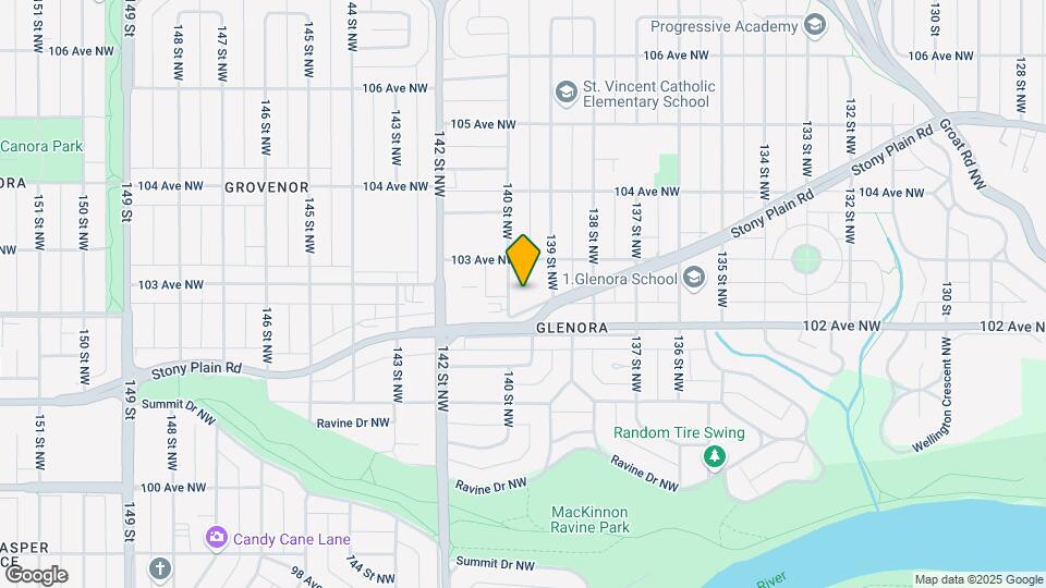 13910 Stony Plain Rd Map and Location Details