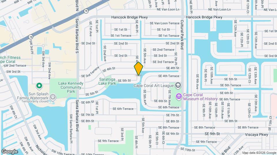 421 SE 4th Pl Map and Location Details