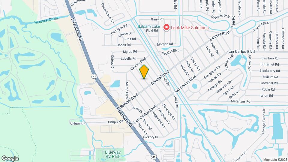 18510 Flamingo Rd Map and Location Details