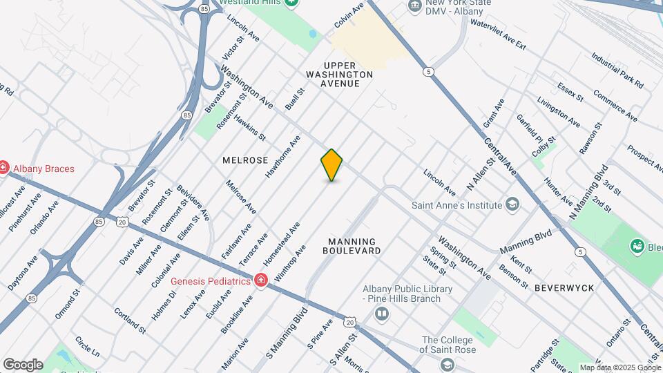 153 Homestead Ave, Unit 1 Mapa y Detalles de la Ubicación