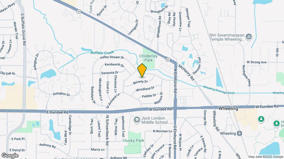 934 Beverly Dr Map and Location Details