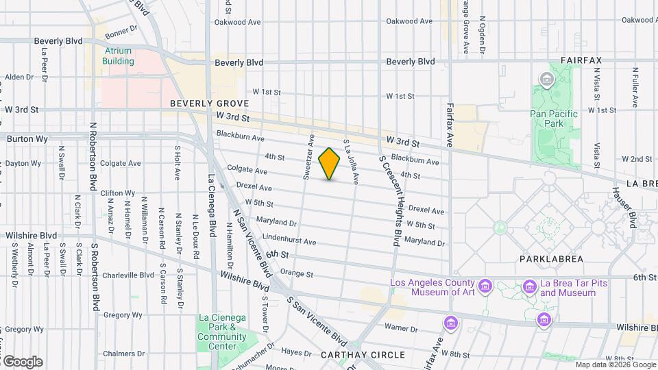 6546 Colgate Ave Map and Location Details