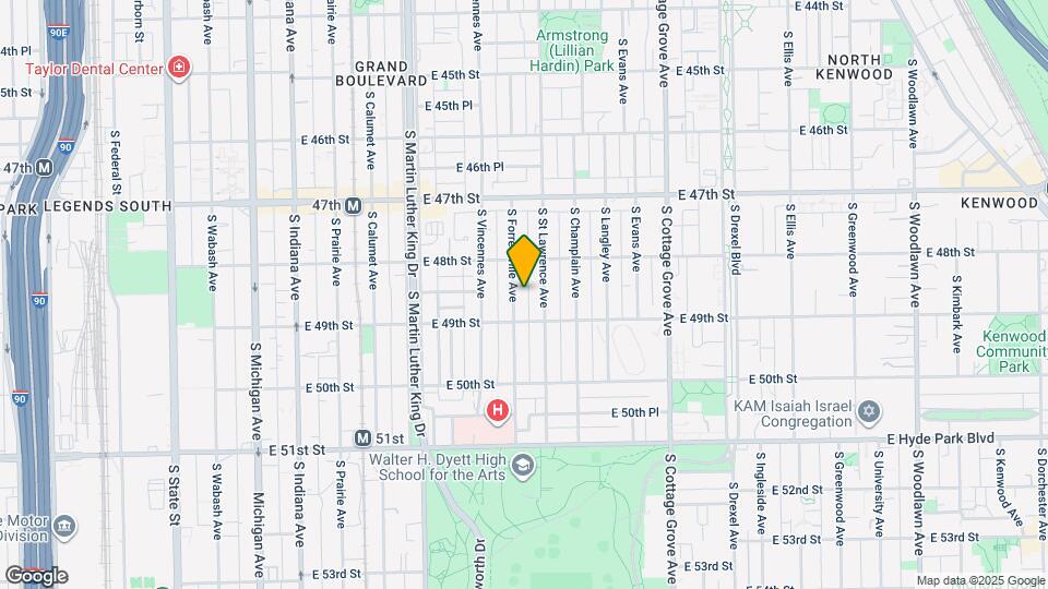 4829 S Forrestville Ave Map and Location Details