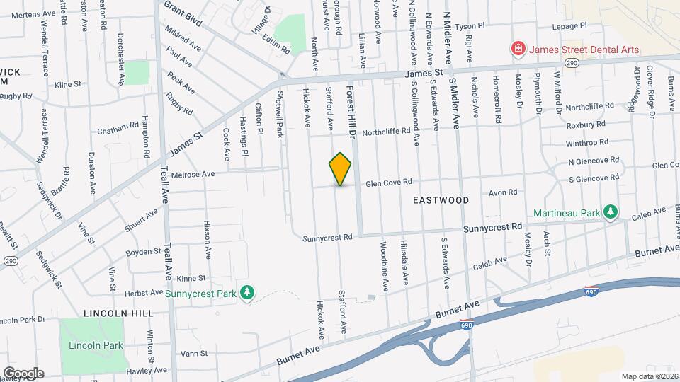 305 Stafford Ave Mapa y Detalles de la Ubicación