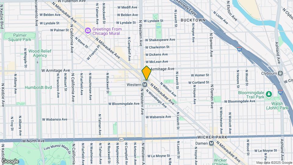 1914 N Milwaukee Ave Map and Location Details