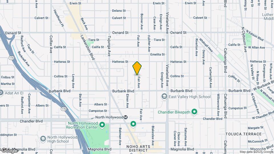 5657 Fair Ave Mapa y Detalles de la Ubicación