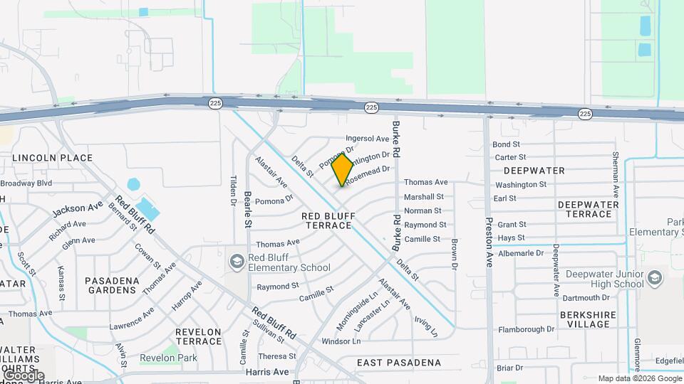 2406 Rosemead Dr Map and Location Details