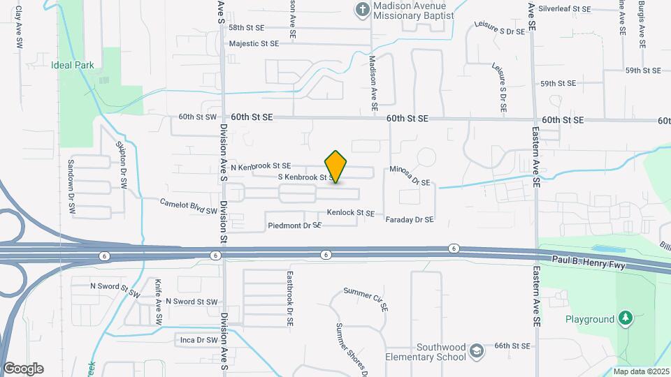 314 N Green Meadow St SE Map and Location Details