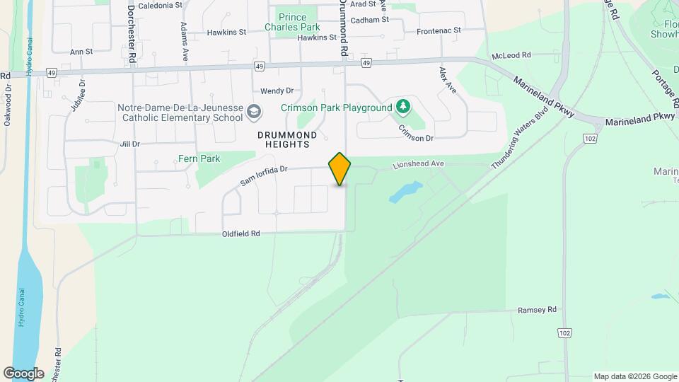 7641 Drummond Rd Map and Location Details