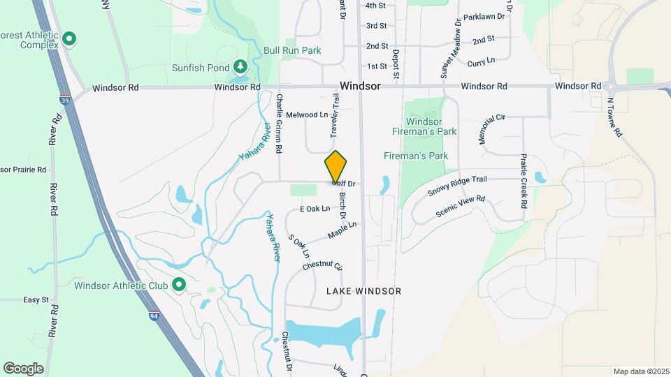 4509 Golf Dr Map and Location Details