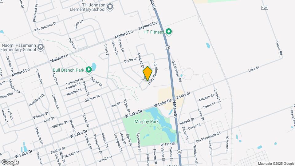 1901 Holly Springs Dr Map and Location Details