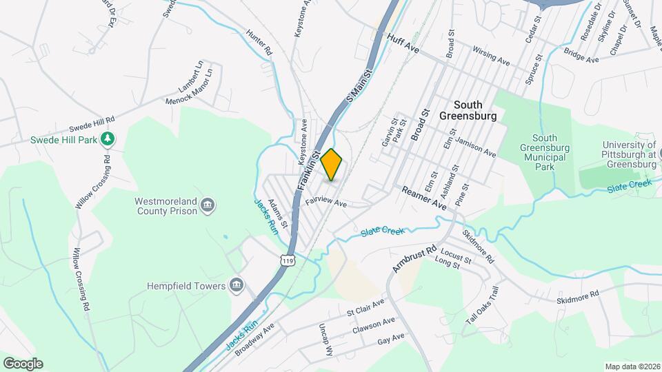 212 Penn St Map and Location Details