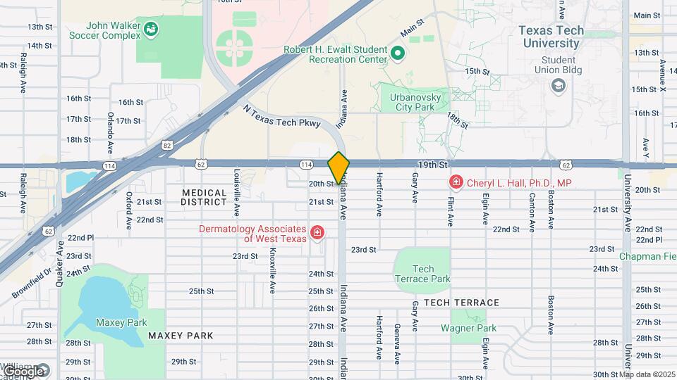 3403 20th St Map and Location Details