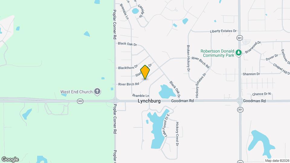 6757 River Birch Rd Map and Location Details