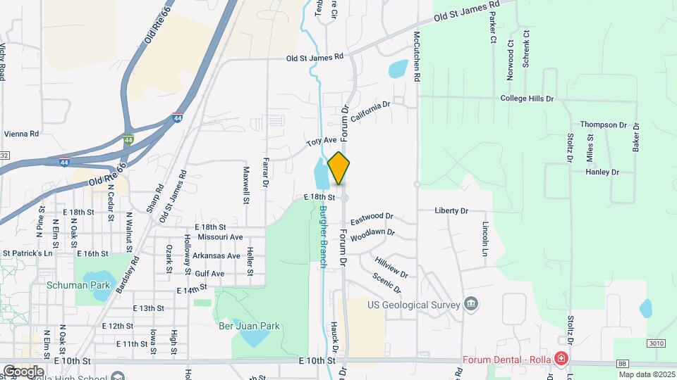 1811 Forum Drive Map and Location Details