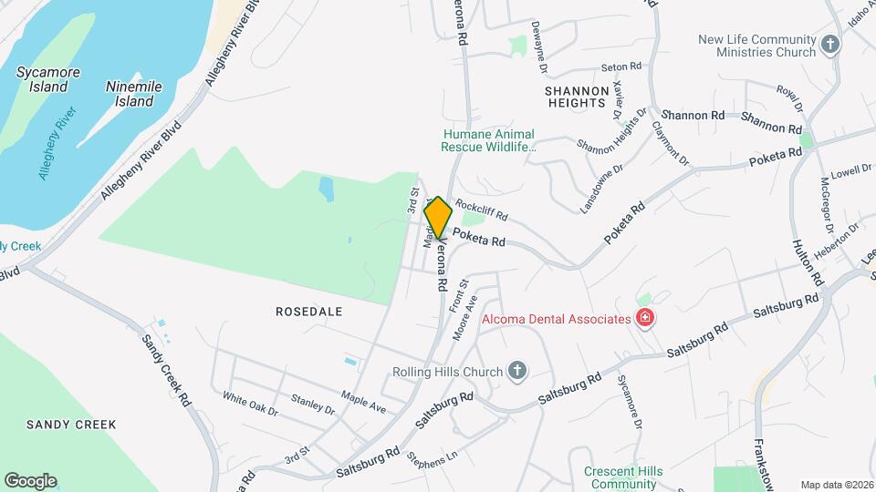 5725 Verona Rd Mapa y Detalles de la Ubicación