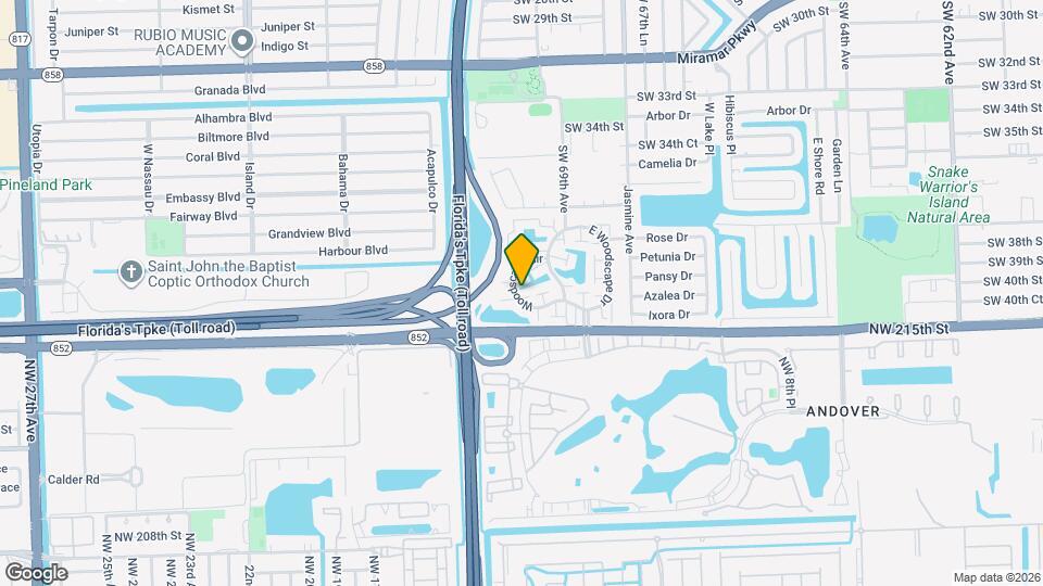 6963 SW 40th St Map and Location Details