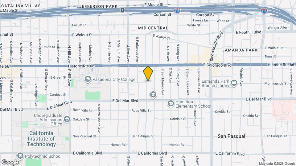110 S Greenwood Ave Map and Location Details